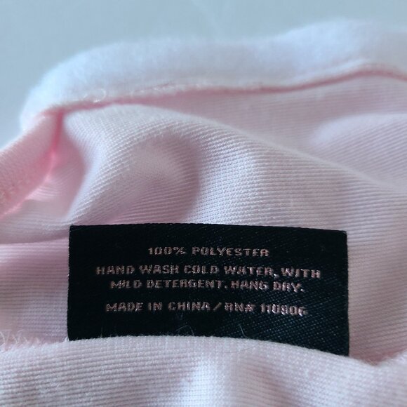 JUICY COUTURE PINK/BLACK TERRY BLING TRACKSUIT HOODIE | LOGO DETAIL |SZ M/L - Picture 7 of 11